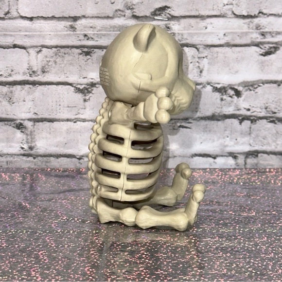 Crazy Bonez Teddy Bonez Skeleton Figurine 5 Inch Figure Halloween Decor - Picture 2 of 9